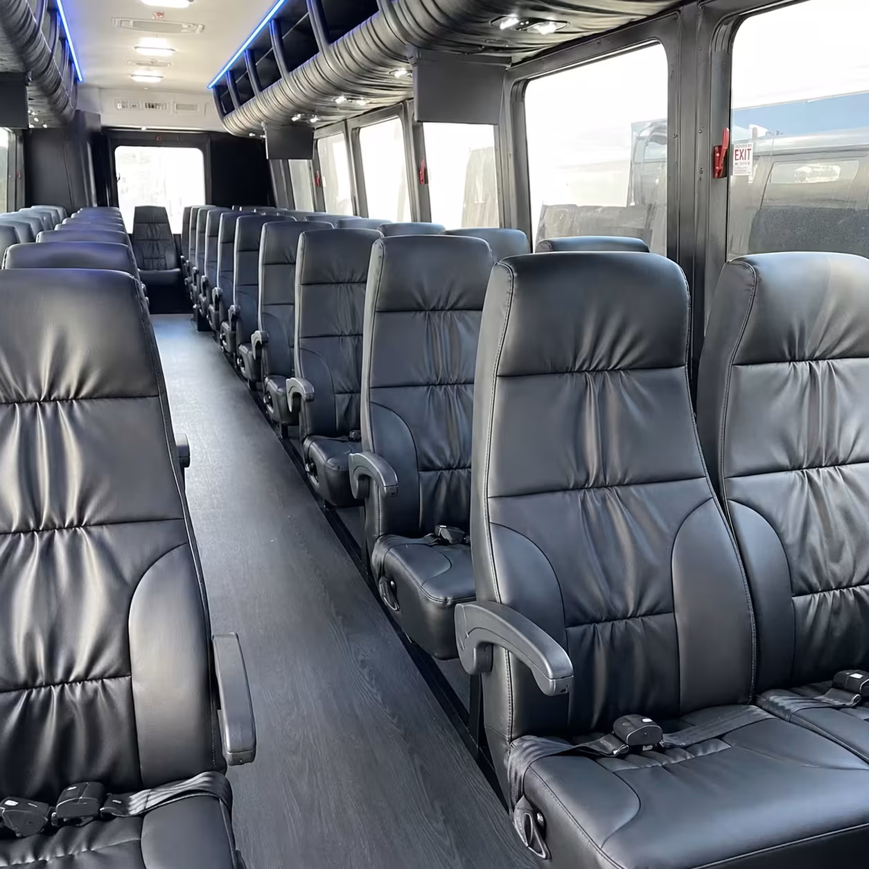 30 passenger minibus inside