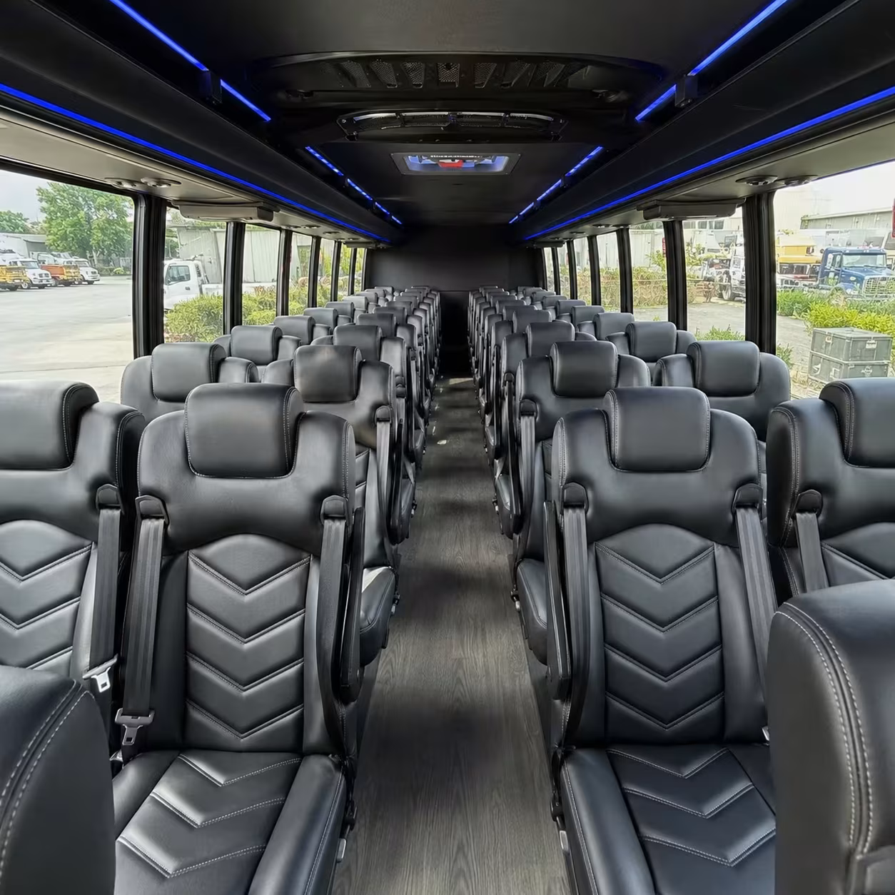 30 passenger minibus interior