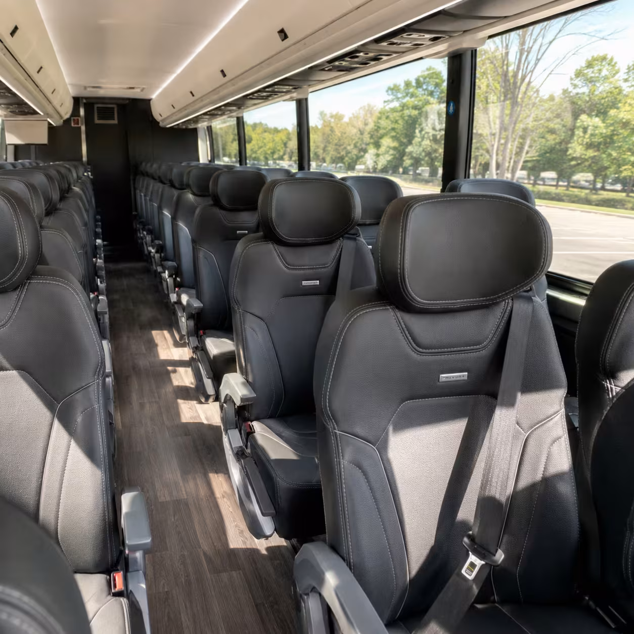 fayetteville 56 passenger charter bus rental