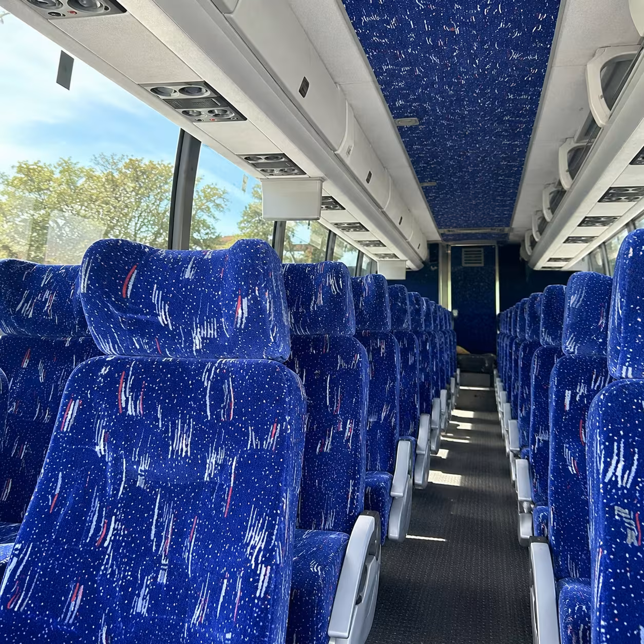 fayetteville charter bus rentals instead of split rideshares