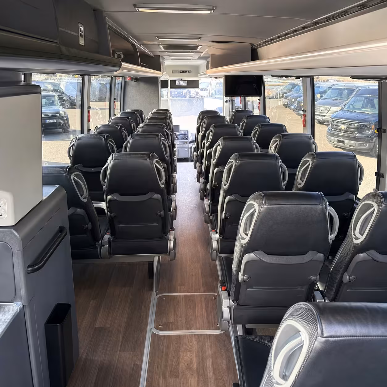 fayetteville charter bus rentals instead of yellow school buses