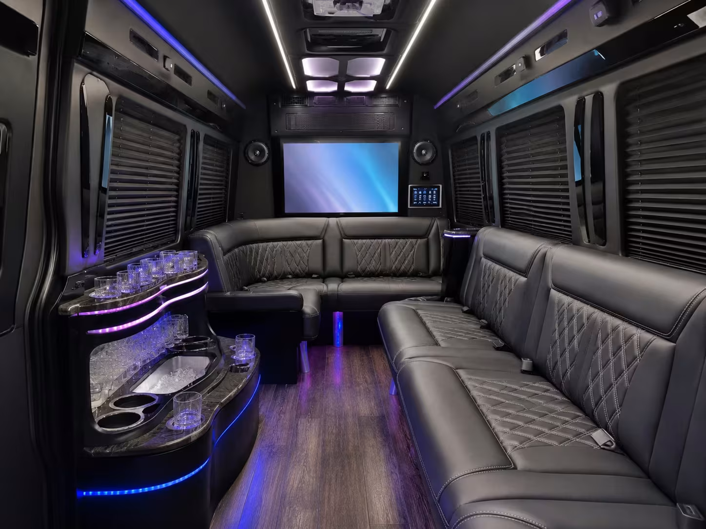 late night wedding shuttle buses for fayetteville receptions
