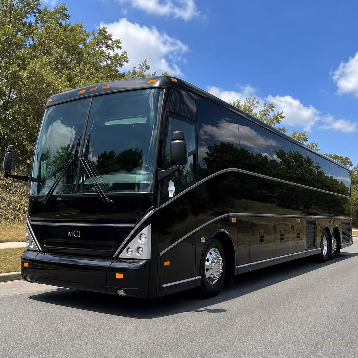 multi day and long distance corporate bus rentals from fayetteville