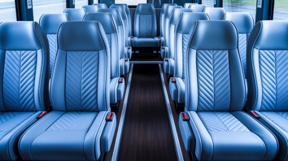 15 passenger minibus interior