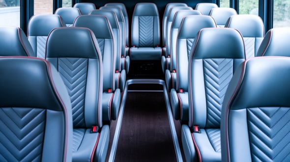 18 passenger minibus interior