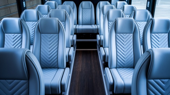 28 passenger minibus interior