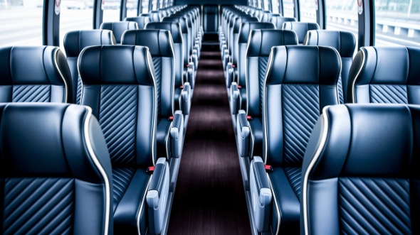 fayetteville 50 passenger charter bus inside