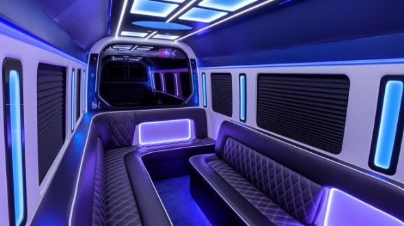 sprinter limo rental interior