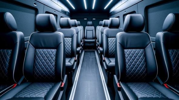sprinter van with driver interior